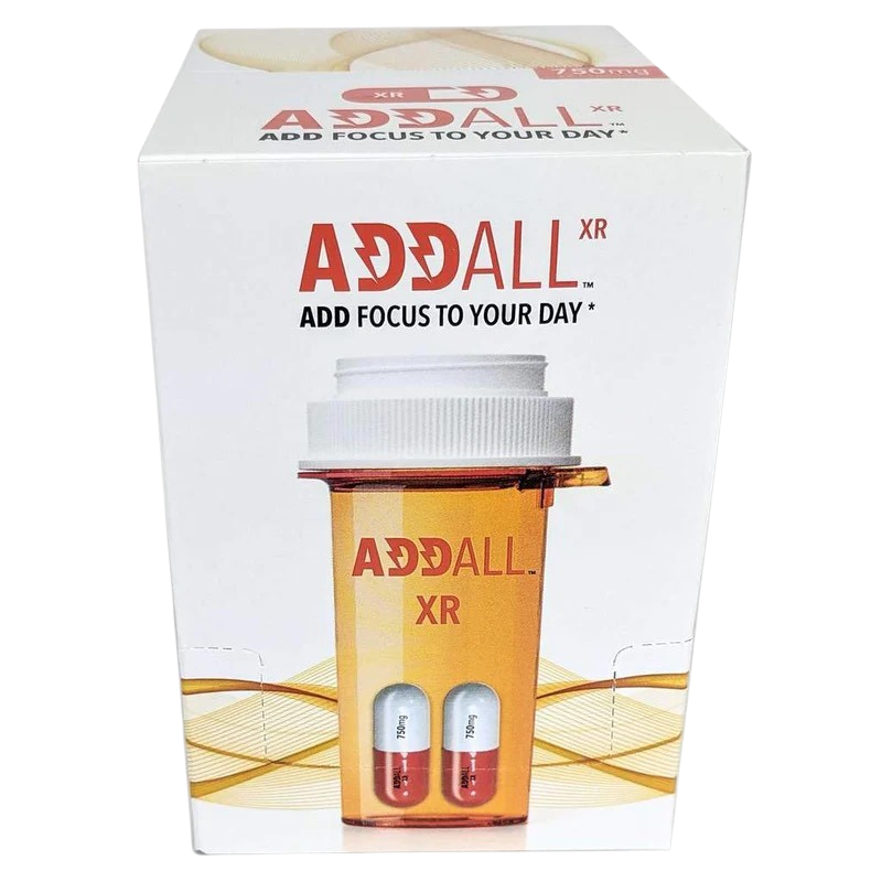 Addall XR- Brain Booster Supplement 750MG/2 COUNT