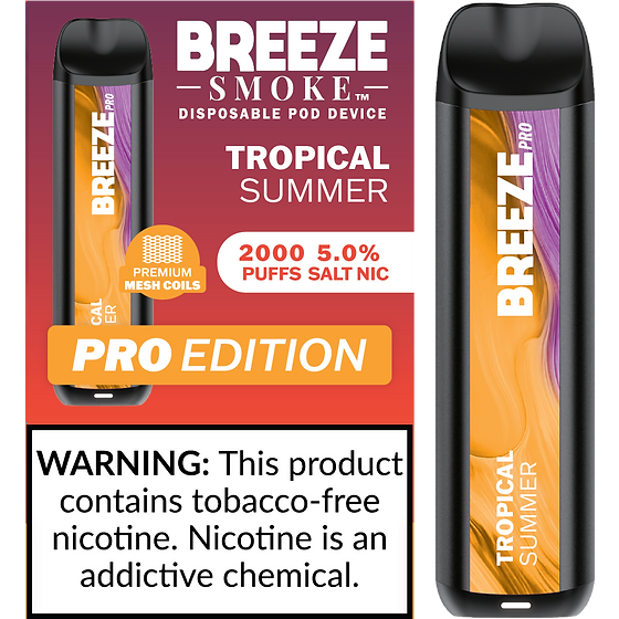 BREEZE Pro Edition - Disposable Vapes (Canada) >>